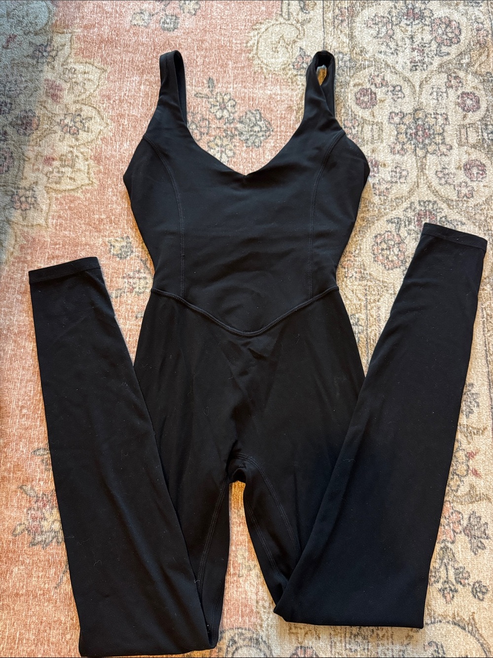 Vitality Black Women's High-Waist Shaping Leggings Jumpsuit